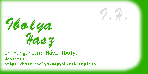 ibolya hasz business card